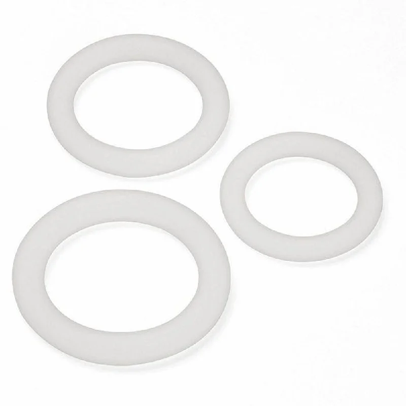 cock ring safety guide-Cloud 9 Silky Smooth Silicone Cock Ring Trio for Extra Fun