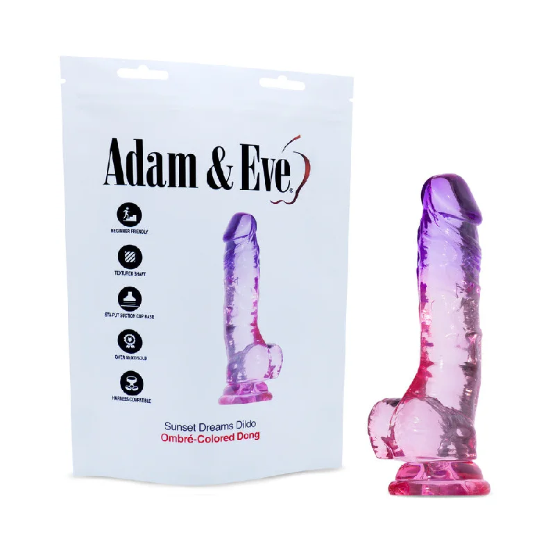 dildo length reviews-Adam & Eve Sunset Dreams Dildo (Bag Packaging)