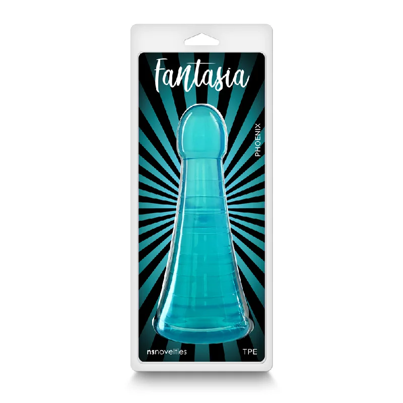 dildo color features-Fantasia Phoenix Jelly Dildo Teal