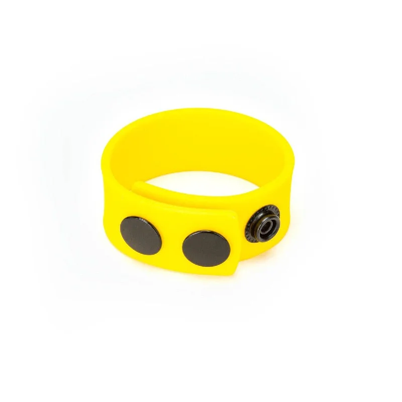 best cock ring for beginners-Me You Us Yellow Silicone Cock Strap