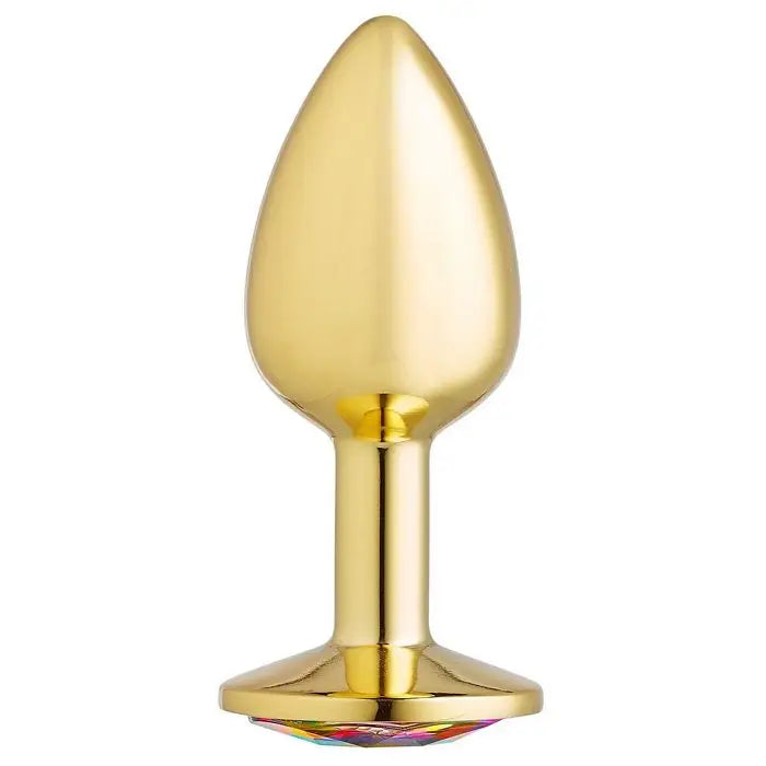 anal toys for safe vibes-Cloud 9 Gems Gold Anal Plug