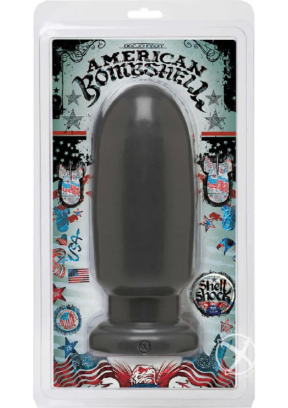 anal toys with quiet finish-American Bombshell Shellshock Large: The Ultimate Anal Toy in Cherry Bomb PVC