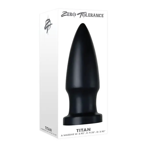 anal toys for gentle fun-Zero Tolerance Titan Advanced Bullet-Shaped Anal Plug