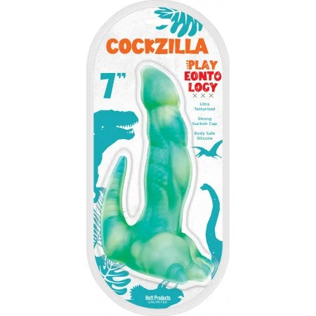 dildo safety offers-Playeontology Cockzilla Fantasy Dildo 7" by Hott Products