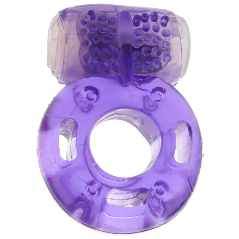 cock ring size solutions-Vibrating Ring in Purple