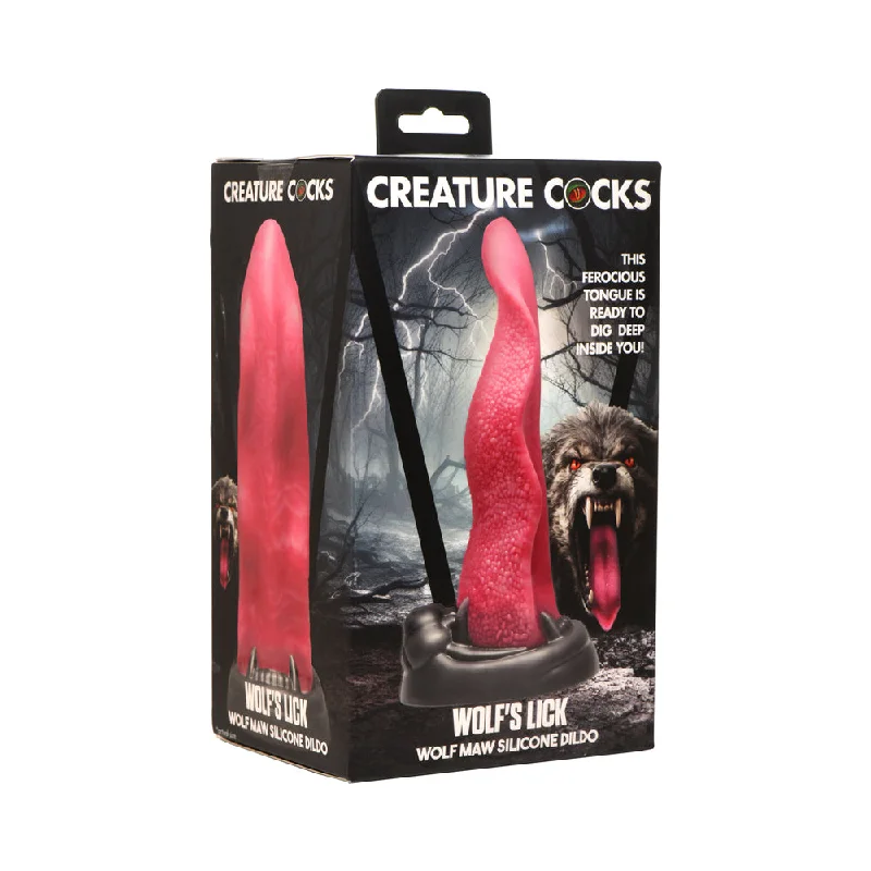 dildo travel advice-Creature Cocks Wolf's Lick Wolf Maw Silicone Dildo