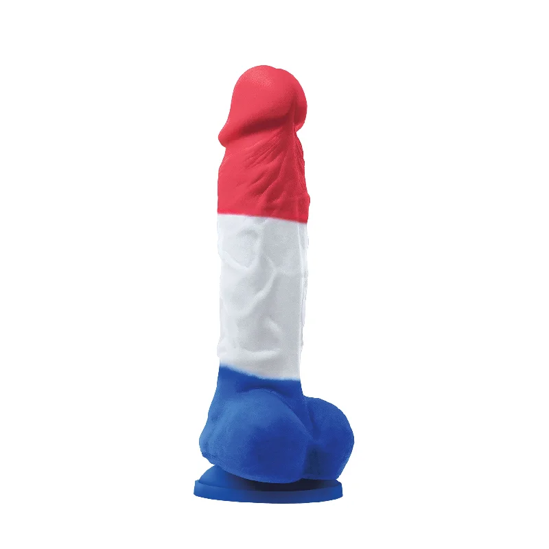 dildo cold tutorial-Colours Pleasures - 5 Inch Dildo - Tricolor