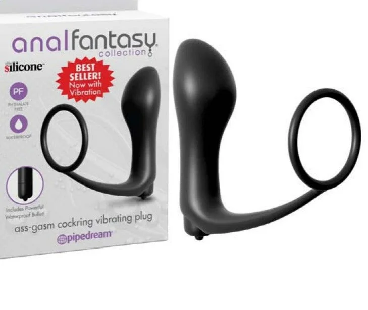 anal toys with flexible grip-Pipedream Anal Fantasy Collection Ass Gasm Vibrating Butt Plug