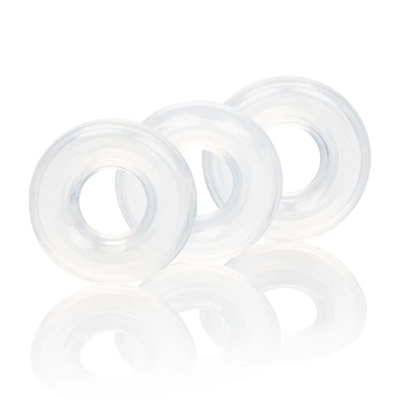 cock ring for stamina reviews-Comfy Silicone Stacker Rings - Set of 3 for Fun Adventures