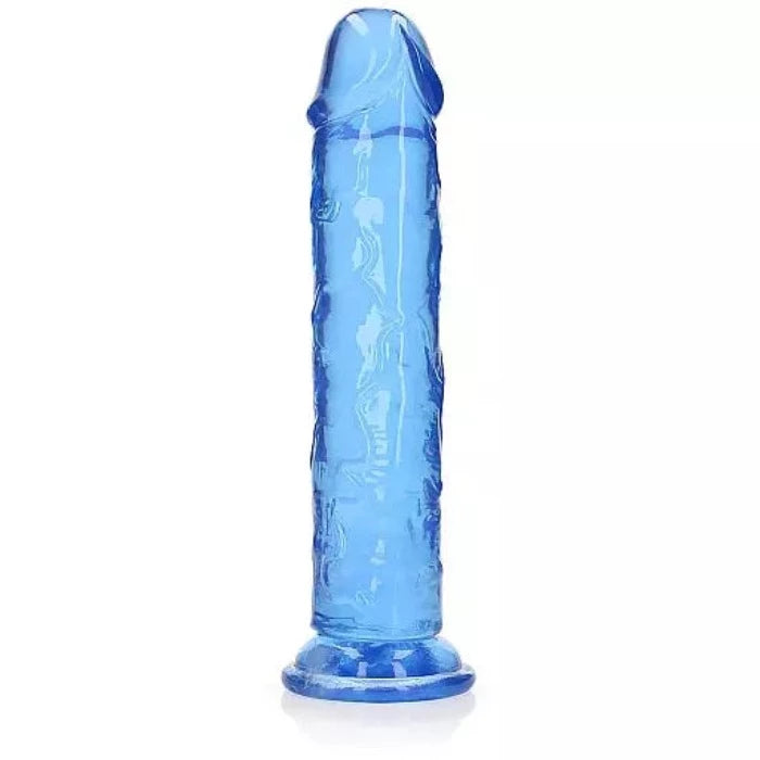 dildo subscription promotions-RealRock 11' Clear Dildo -Blue