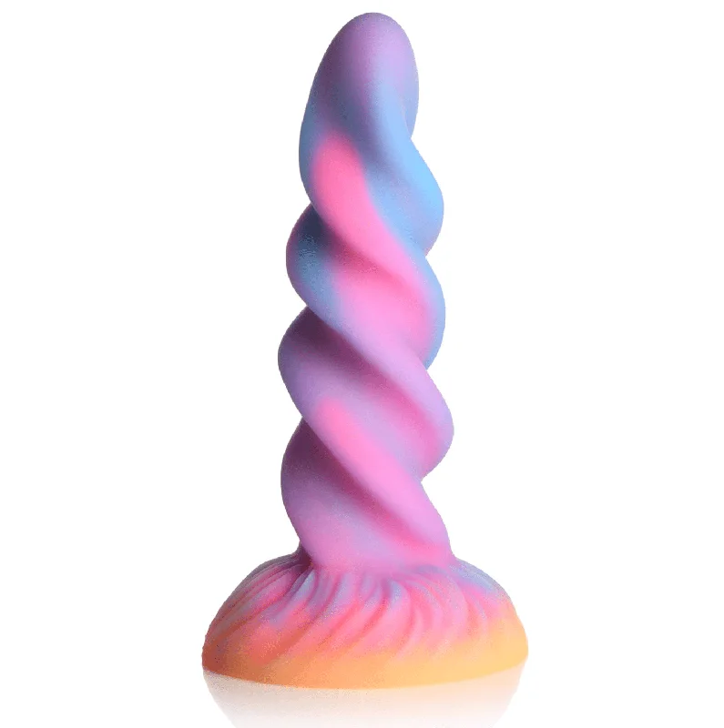 dildo artisan discounts-Creature Cocks Unicorn Glow in The Dark Silicone Dildo