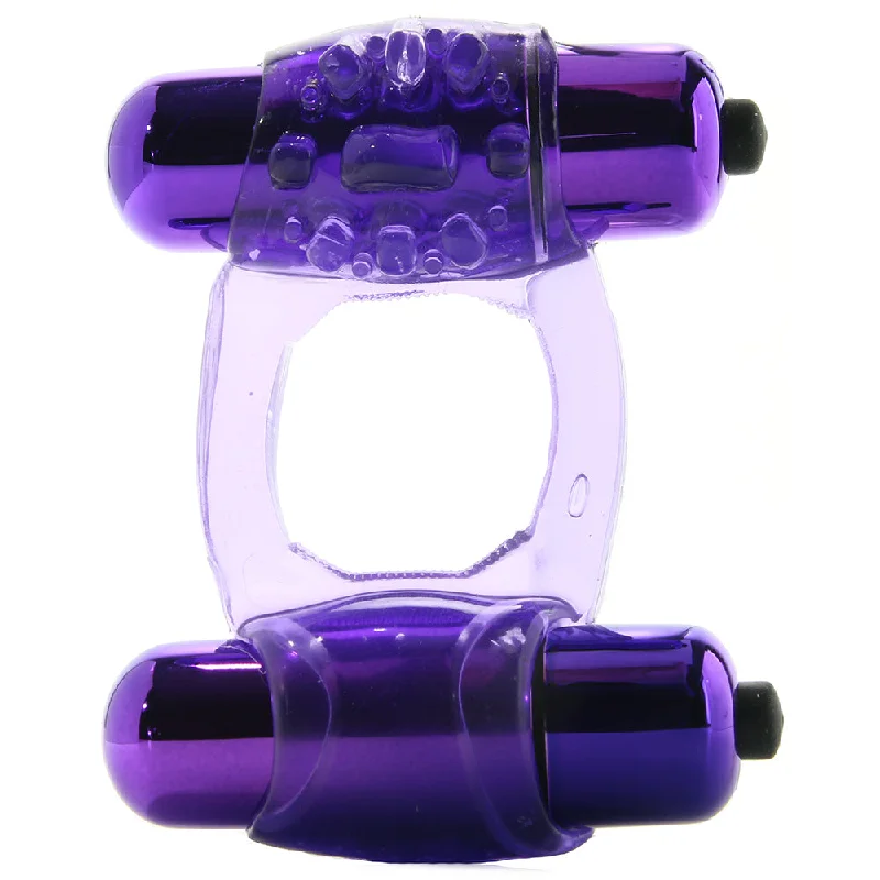 cock ring travel tips-Duo-Vibrating Super Ring in Purple