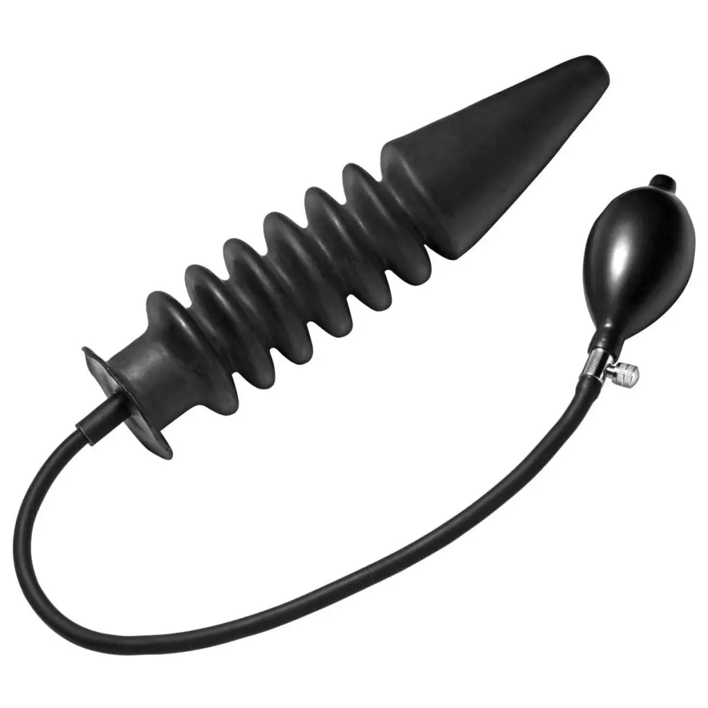 anal toys for discreet vibes-Accordion Inflatable Xl Anal Plug