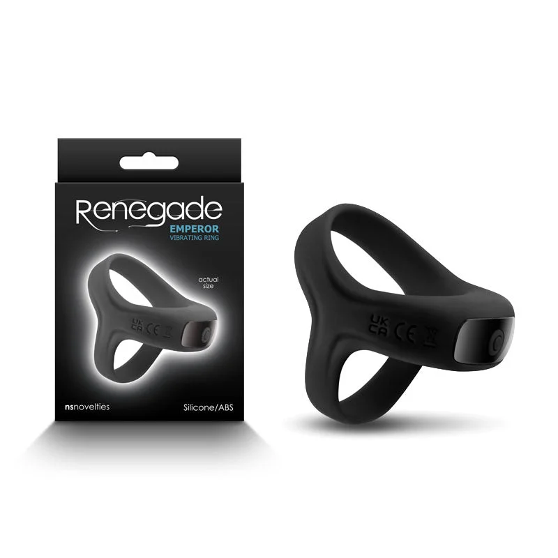 cock ring battery life-Renegade Emperor - Black