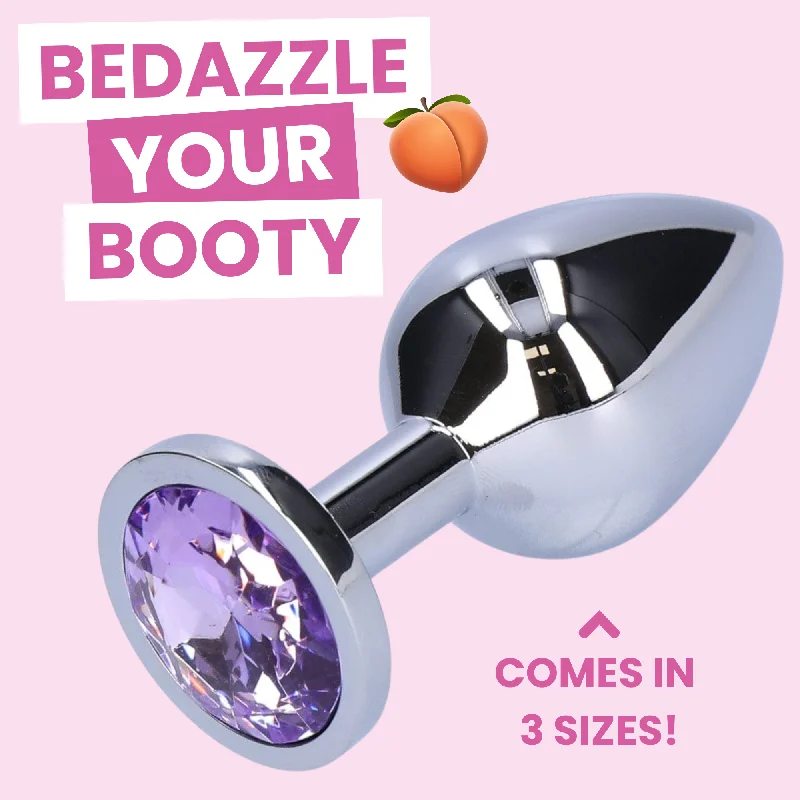 anal toys for gentle massage-Pretty Jewel Butt Plug