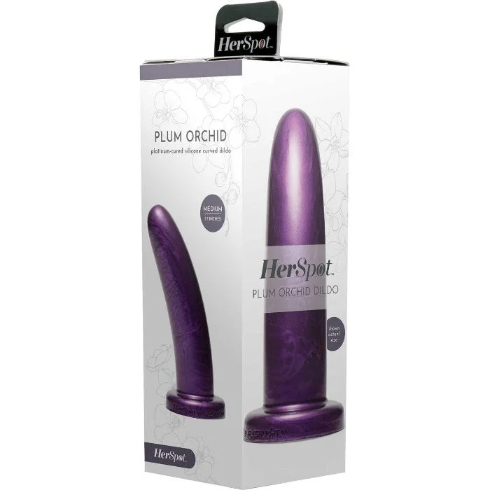 dildo realism offers-Herspot Cobalt ''Plum'' Dildo -Medium