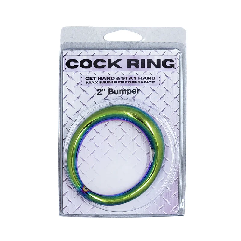 cock ring vibration modes-Ple'sur SS Rainbow Bumper C-ring 2in