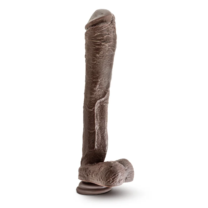 dildo ergonomic rankings-Dr. Skin Mr. Ed 13 Inch Dildo With Suction Cup - Chocolate