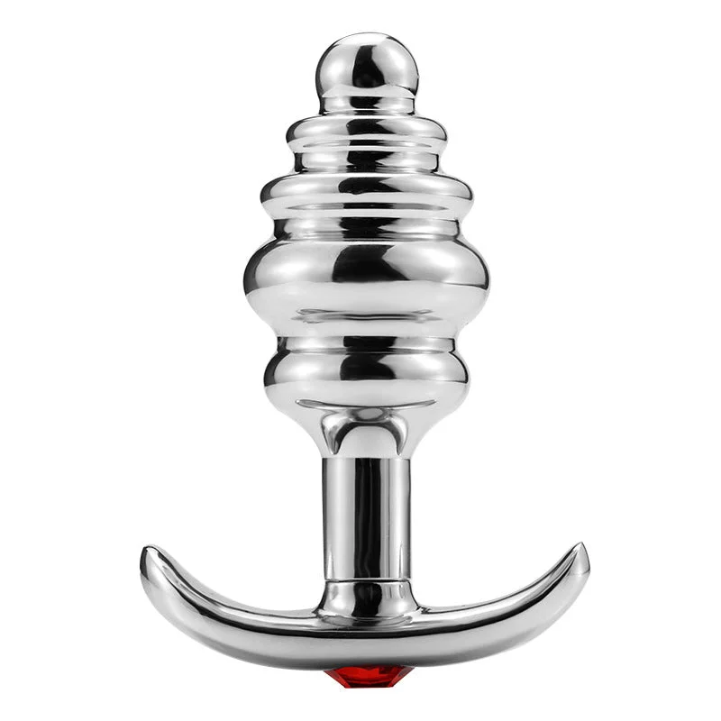 anal toys with sleek shape-Metal Thread Anal Plug Outside Wear Anal Expansion