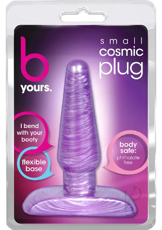 anal toys for couple vibes-B Yours Cosmic Plug Small Purple