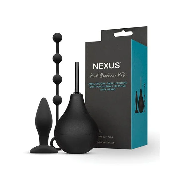 anal toys for anal vibes-Nexus - Anal Beginner Kit 3 Pieces (Black)