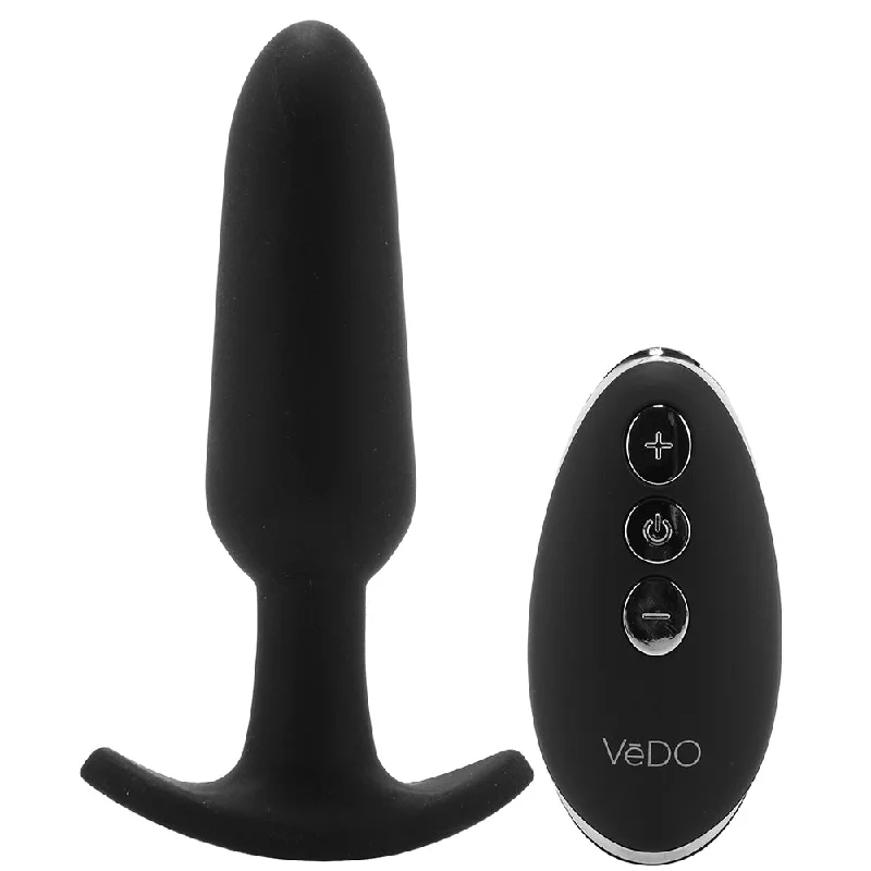 anal toys for intimate vibes-Bump Plus Remote Anal Vibe in Just Black