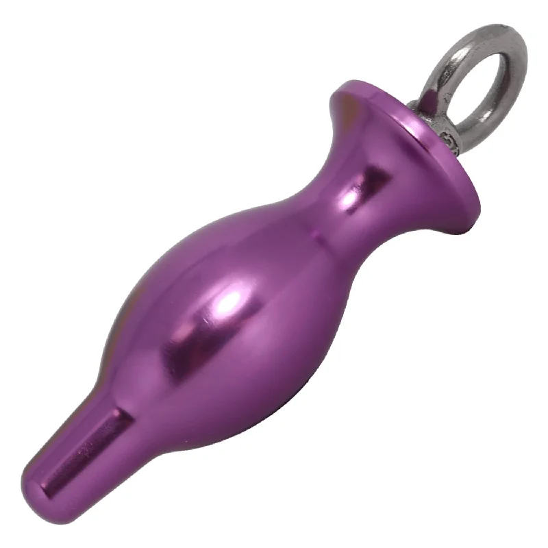 anal toys for gentle relaxation-Bulbed Anal Plug With Pull Ring