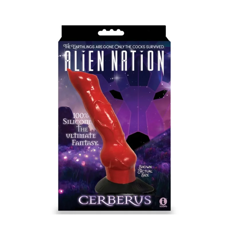 dildo texture benefits-Alien Nation Cerberus Silicone Creature Dildo