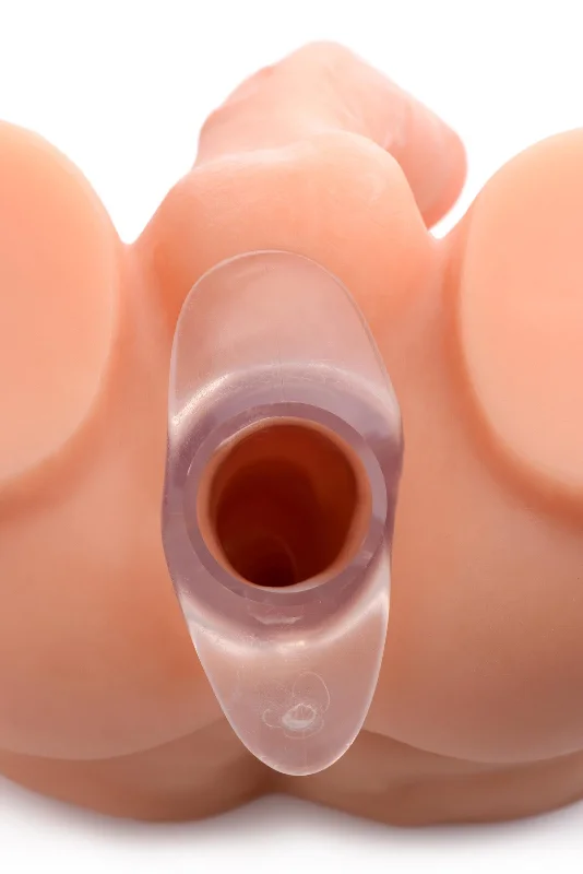 anal toys with soft design-Clear View Hollow Anal Plug - XL