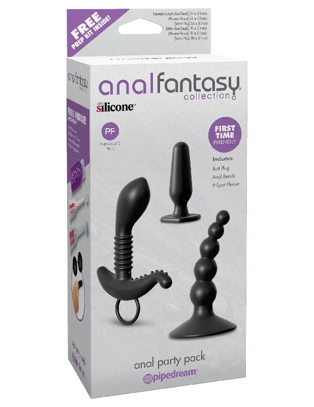 anal toys with bold shape-Anal Fantasy Collection Anal Party Pack