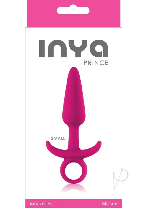 anal toys with long finish-Inya Prince Small Anal Plug Pink