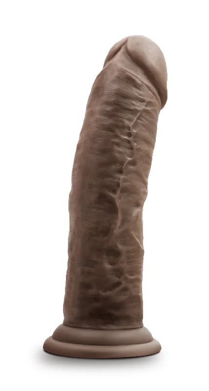 dildo texture tips-Dr. Skin Silicone - Dr. Shepherd - 8 Inch Dildo  With Suction Cup - Chocolate