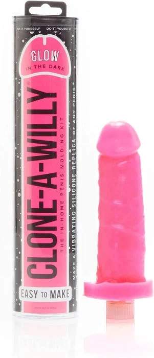 dildo cold bundles-Clone-A-Willy Kit ''Glow In The Dark'' -Pink