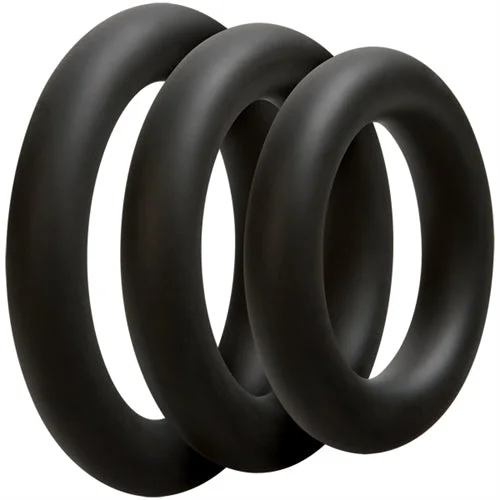 cock ring budget reviews-Fun Stretchy Silicone Cock Rings - 3 Size Set for Longer Playtime