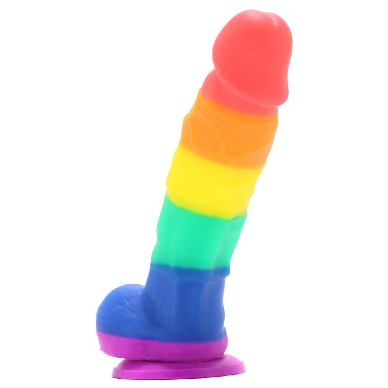 dildo unboxing reviews-Colours Pride Edition 5 Inch Silicone Dildo in Rainbow