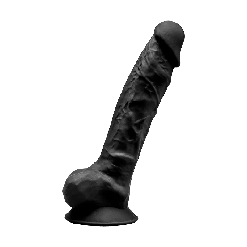 dildo subscription features-SilexD Dual Density Silicone Dildo 9"