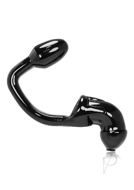 anal toys for couple vibes-Tailpipe Chastity Cocklock W Plug Blk