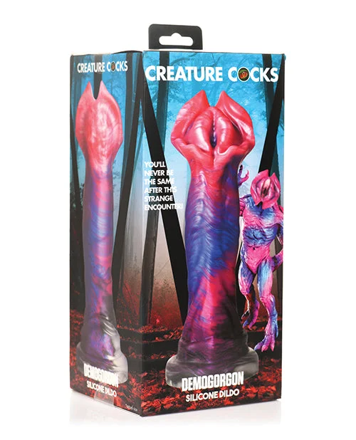 dildo brand loyalty-Creature Cocks Demogorgon Silicone Dildo - Multi Color