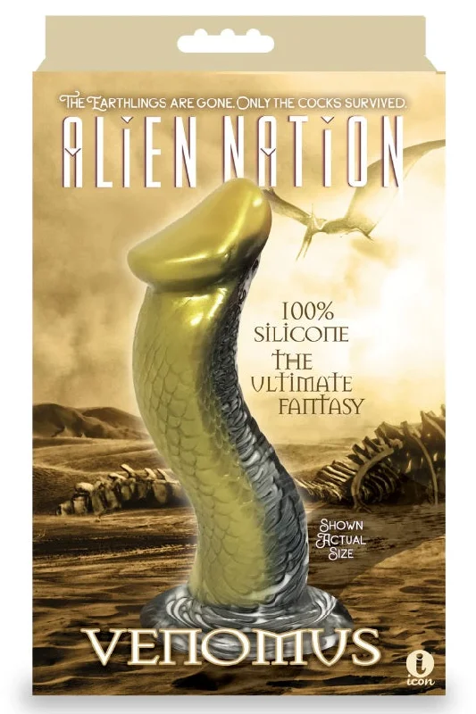 dildo vibration benefits-Alien Nation Venomus Silicone Creature Dildo