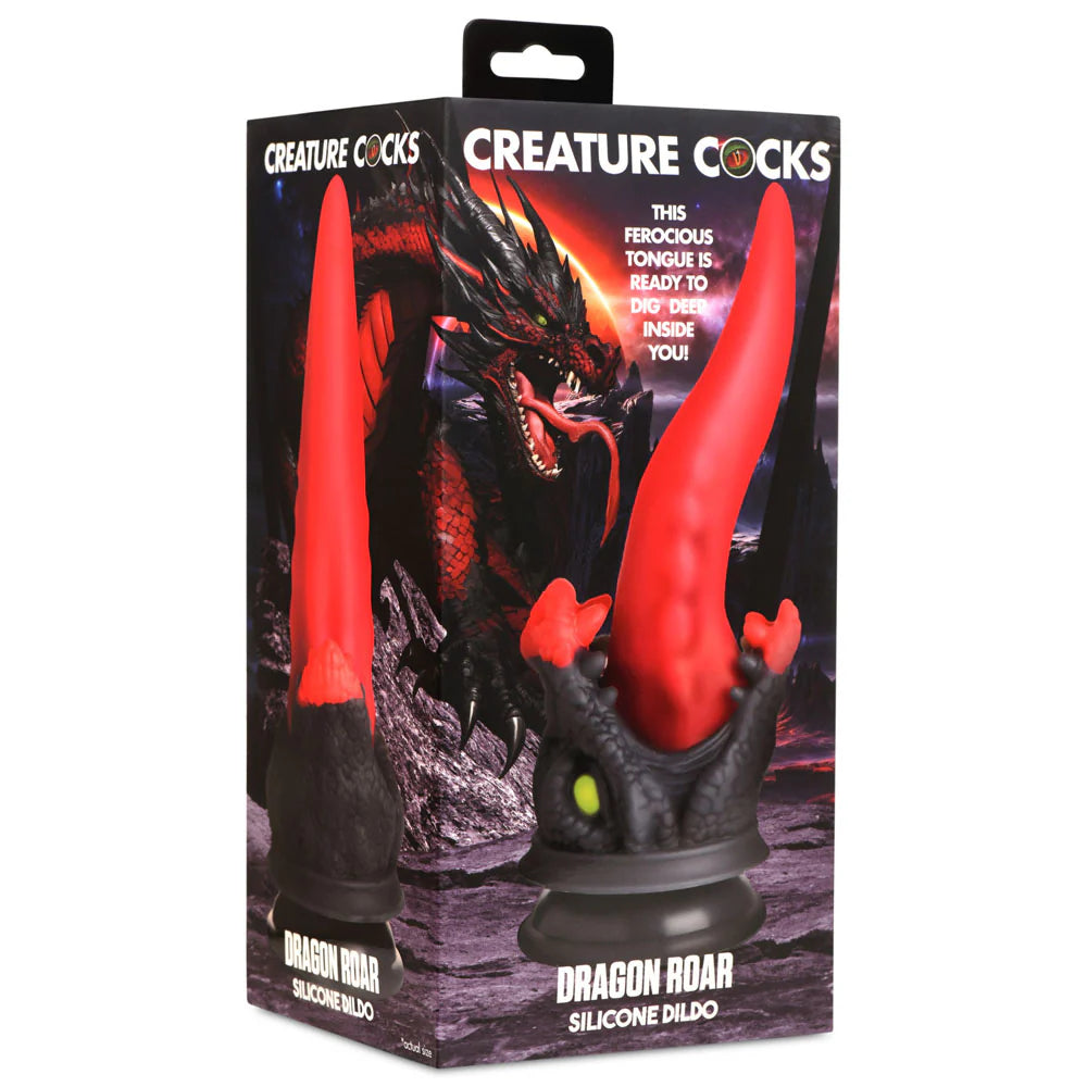 dildo size discounts-Creature Cocks ''Dragon Roar'' Dildo