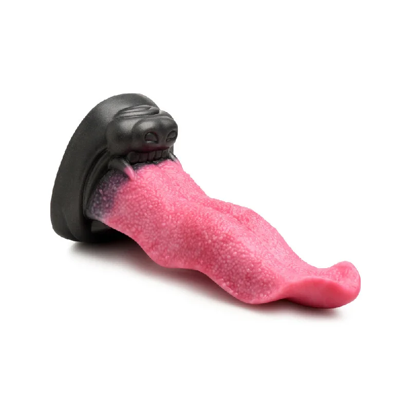 dildo texture features-Wolfs Lick Maw Silicone Dildo