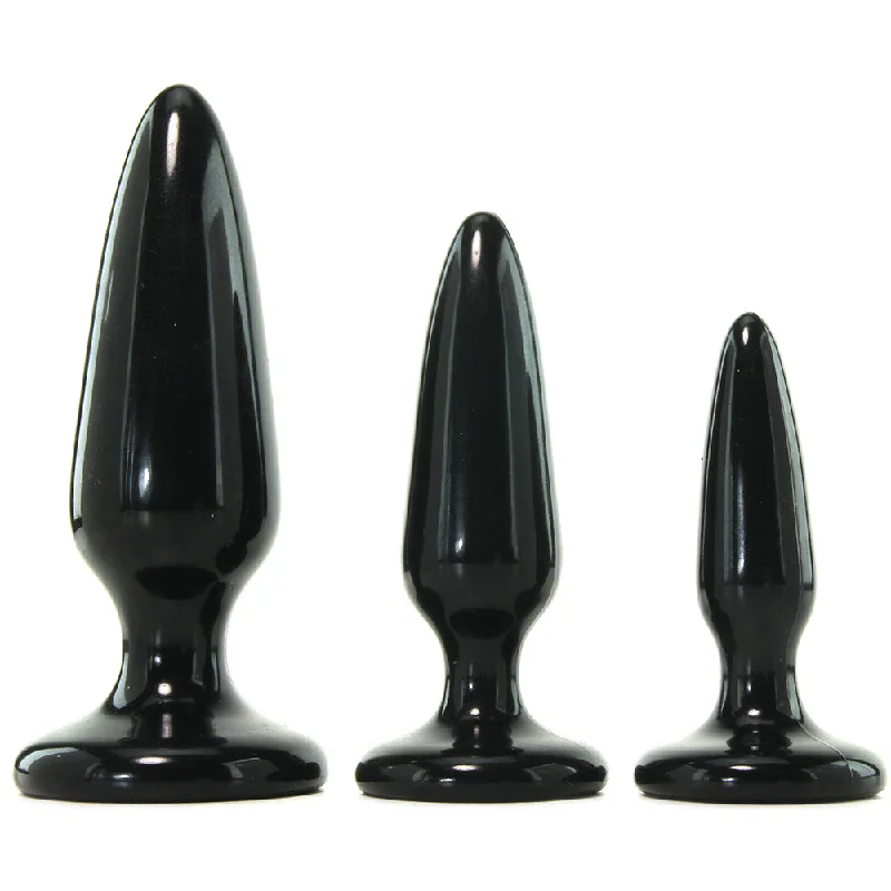 anal toys for anal fun-Renegade 3X Anal Trainer Kit in Black