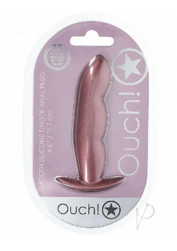 anal toys for anal pleasure-Ouch Finger Anal Plug Rose Gold