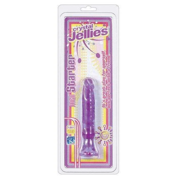 anal toys for intimate pleasure-Doc Johnson - Crystal Jellies 6" Anal Starter (Purple)